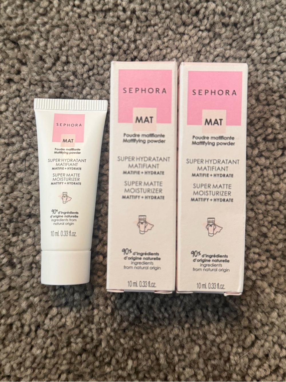 Sephora Super Matte Moisturizer 2pc 20ml